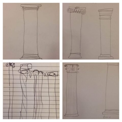 Learning Types of Columns from Greek & Roman Architecture @mercyisnew.com