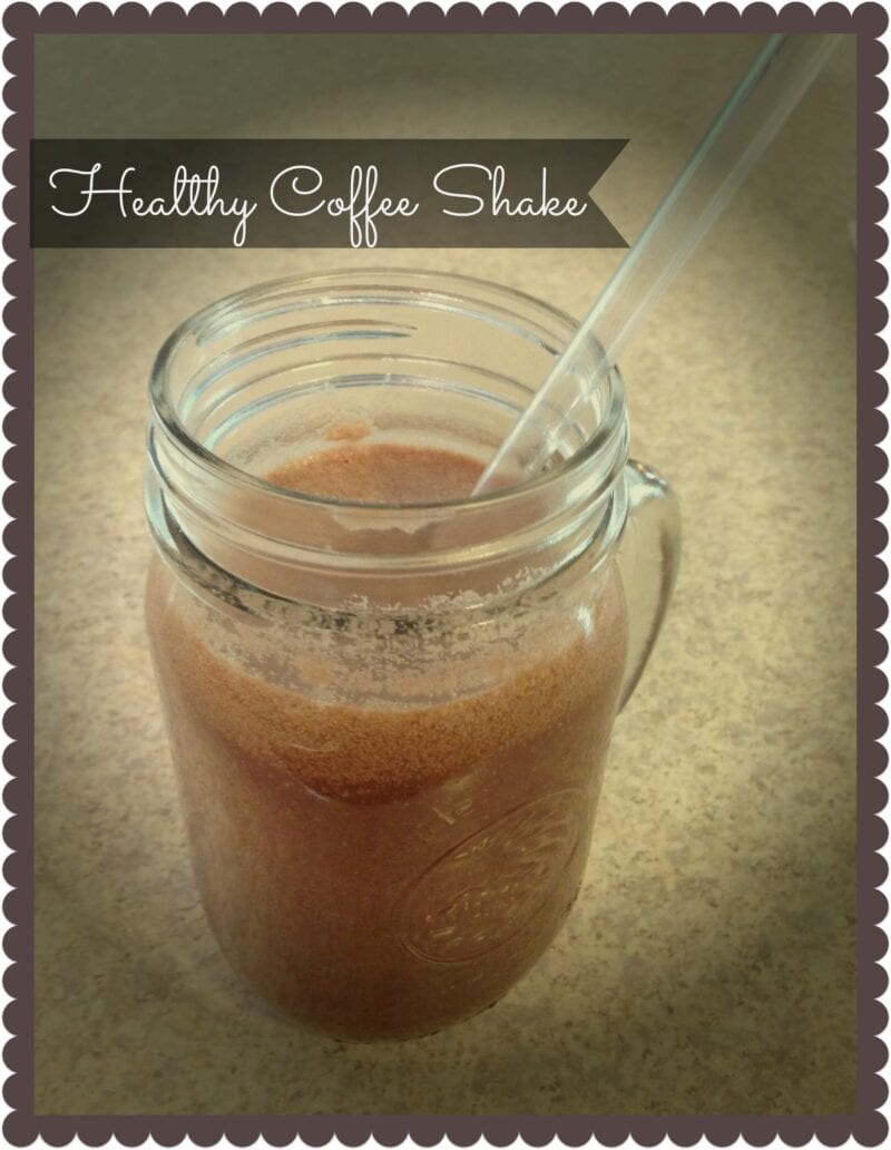 healthy coffee shake