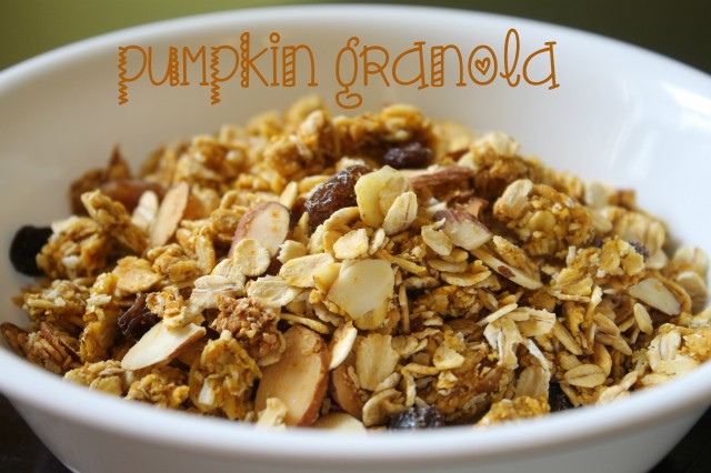 pumpkin granola