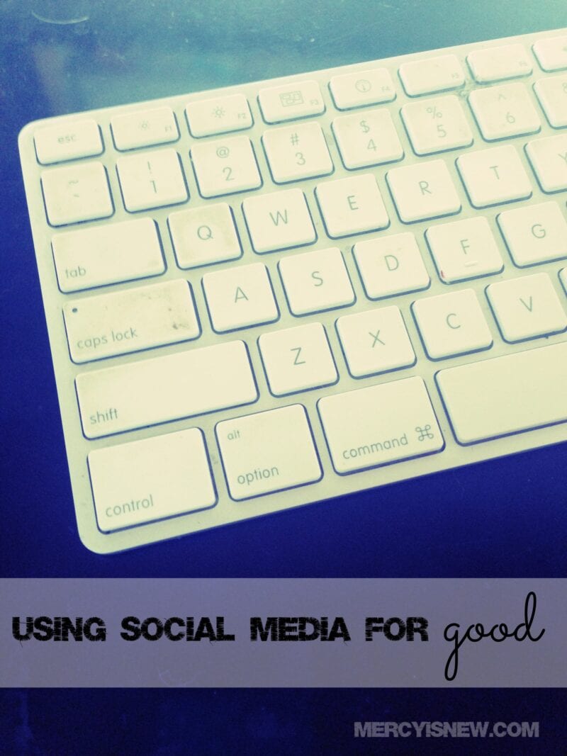 using social media for good