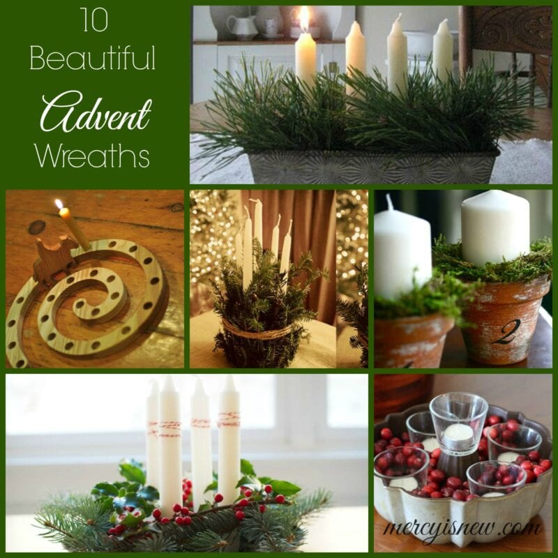 10 Beautiful Advent Wreaths