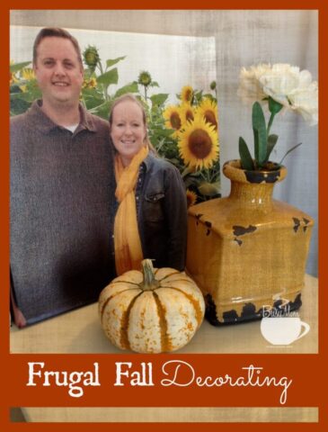 Frugal Fall Decorating @thebusymom.com