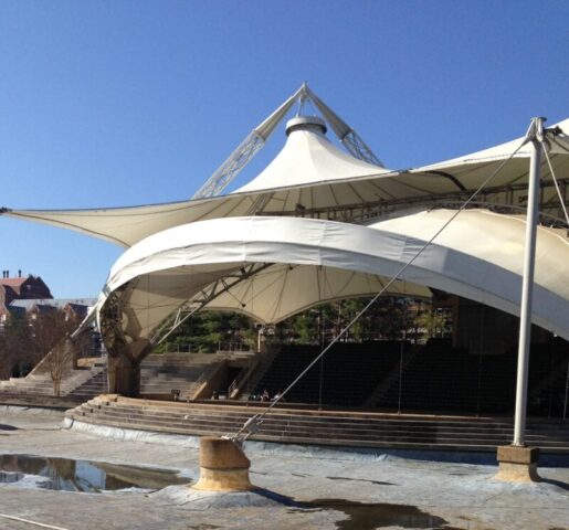 Amphitheater at World's Fair Park in Knoxville, TN @mercyisnew.com