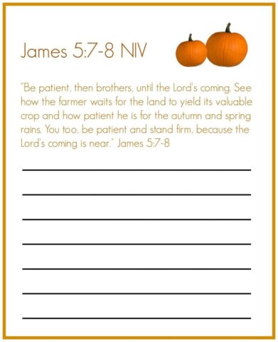 James 5 copywork