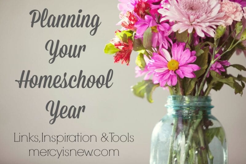 Planning Your Homeschool Year @mercyisnew.com