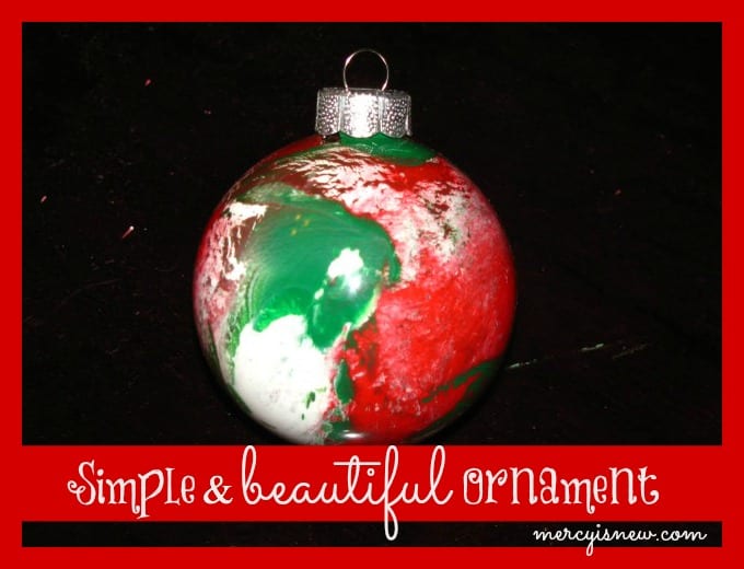 Simple & beautiful Ornament @mercyisnew.com