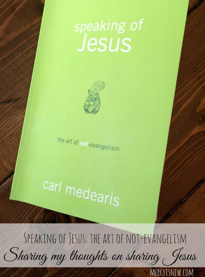 Speaking of Jesus {book recommendation} @mercyisnew.com