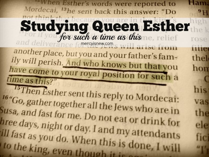Studying Queen Esther