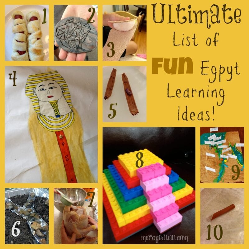 Ultimate List of FUN Egypt Learning Ideas @mercyisnew.com